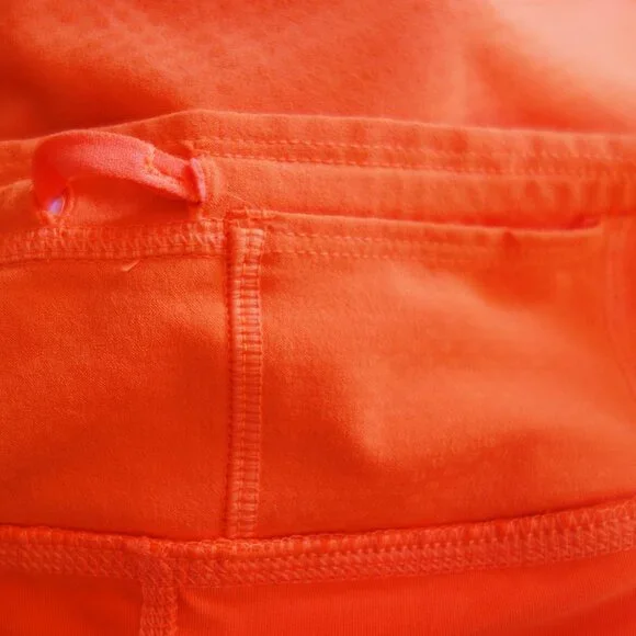 Athleta Action Dobby Skort Orange Athletic Golf Tennis Skirt 14.5" (M) NWOT! - Picture 11 of 13